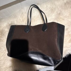 Rebecca Minkoff Black and Brown Tote Bag